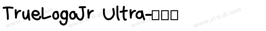 TrueLogoJr Ultra字体转换